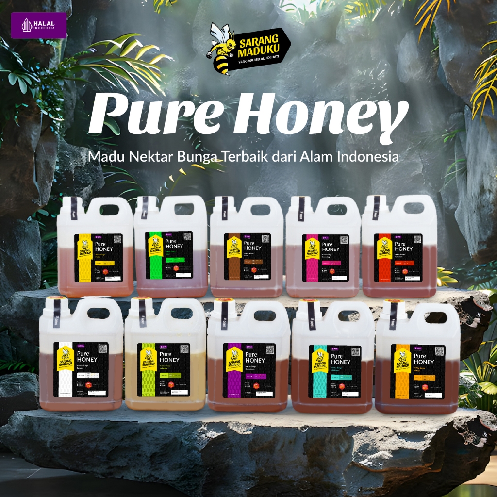 

Torimiaw - Sarang MadukuAsliMurniAsli 100% Tanpa Campuran Raw Honey