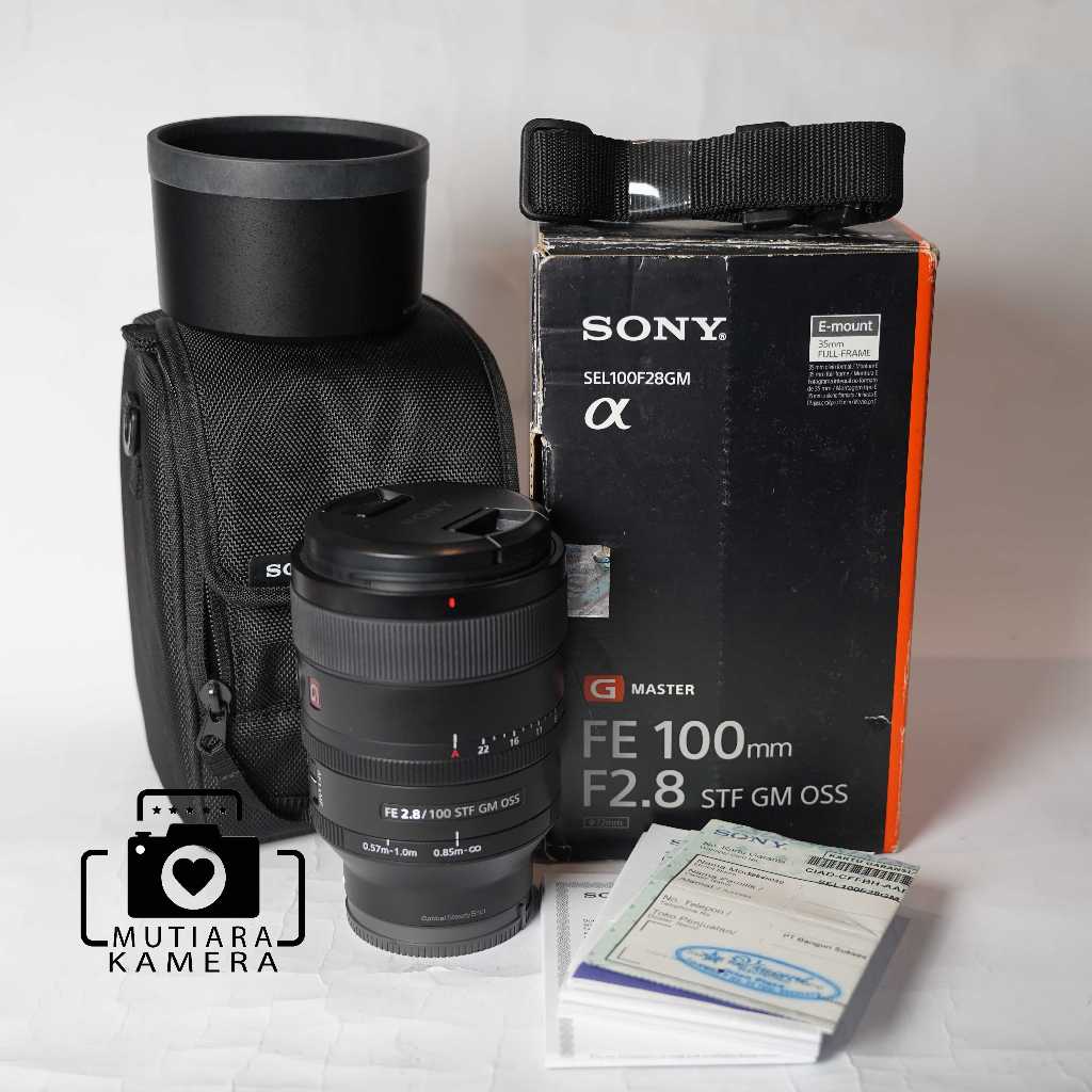 Sony FE 100MM F2.8 GM Lensa Sony fe 100 mm GM STF Bekas Mulus