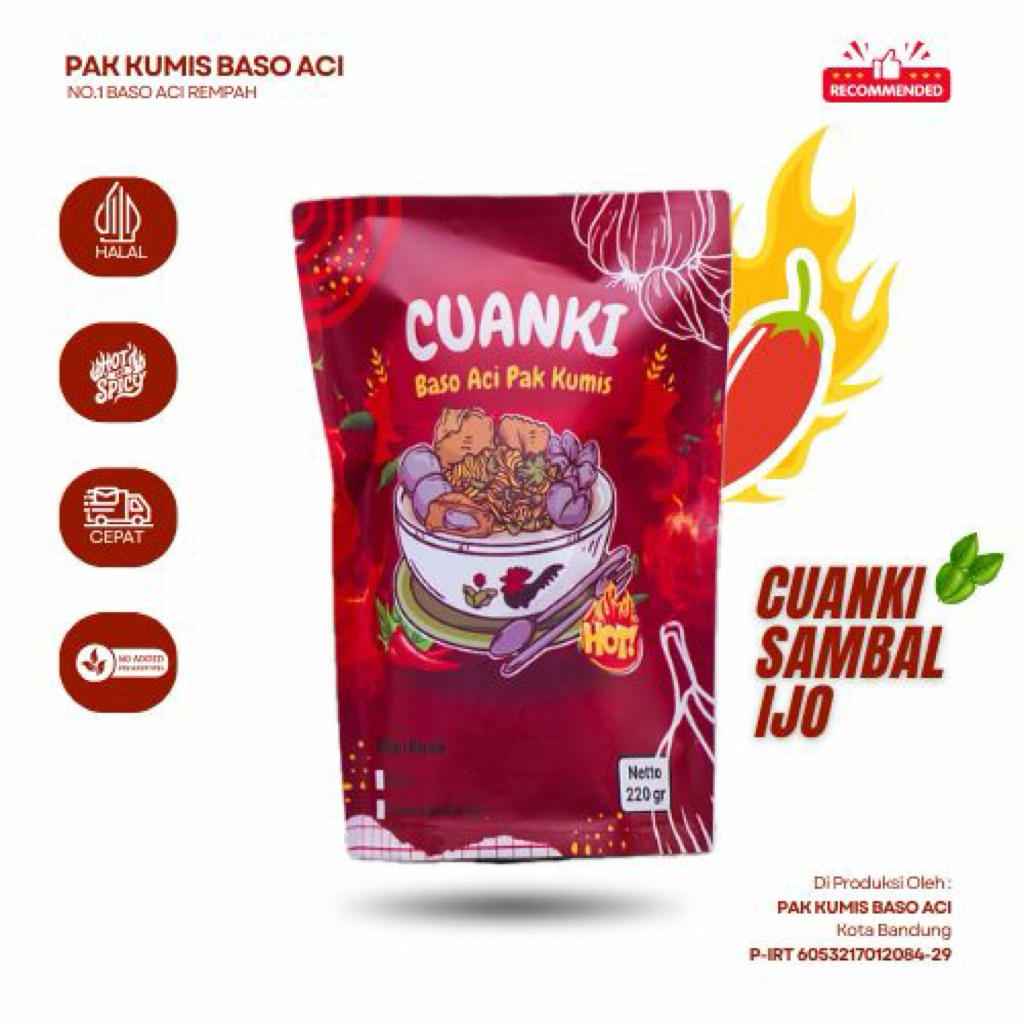 

Cuanki Instant Otentik Sambal Ijo Spesial