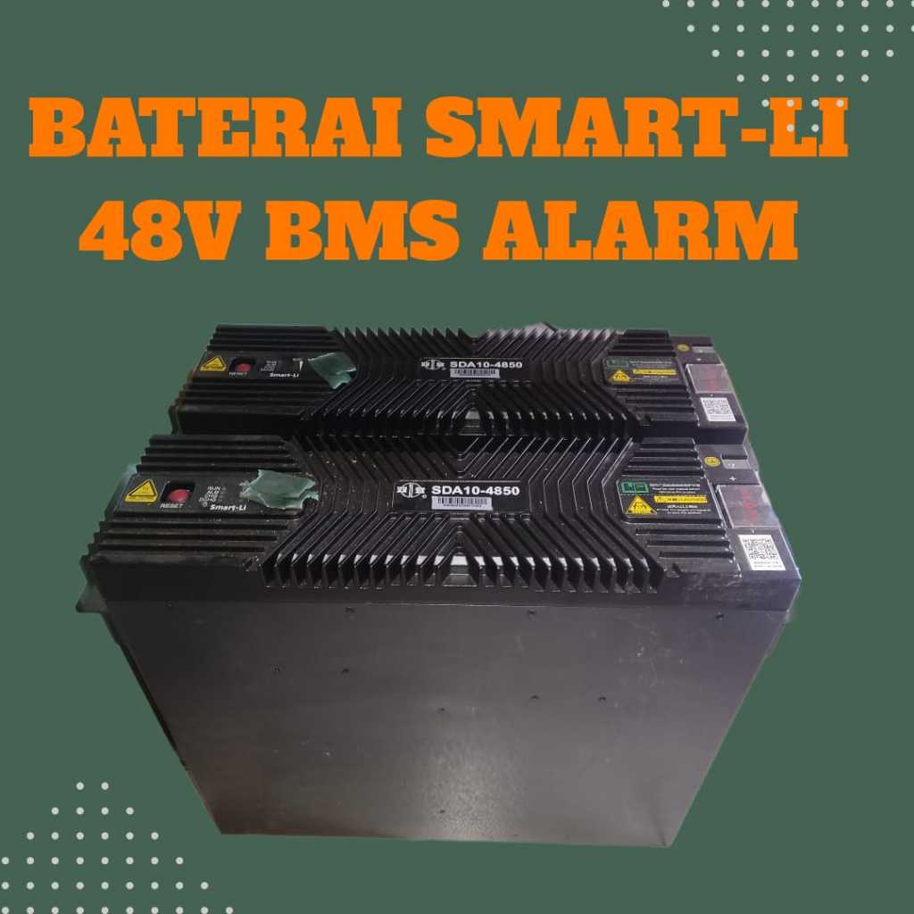 Baterai shoto Smart-LI SDA10-4850 BMS Alarm 48V