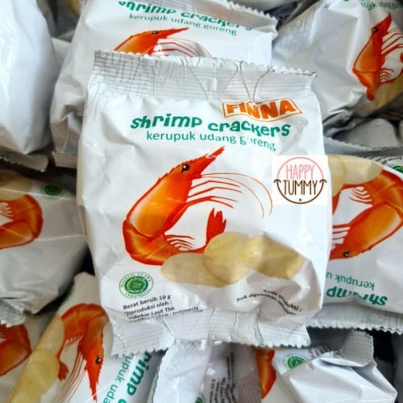 

[10pcs]Krupuk Udang Kemasan Krufin Krupuk Finna