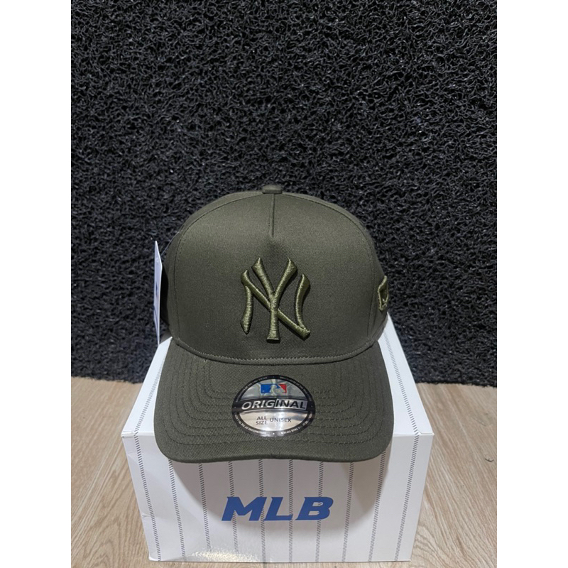 Topi Baseball Pria Wanita NY Ful Hijau Army Cotton Premium Bahan Hijau Army