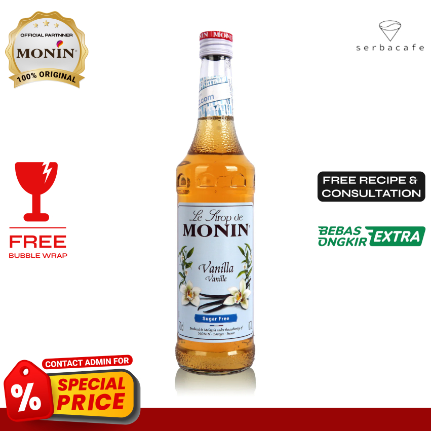 

Monin Syrup Vanilla Sugar Free (700 ml)