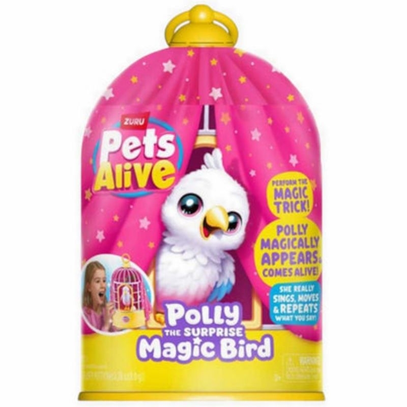 Mainan Anak Pet Alive Polly The Surprise Magic Bird