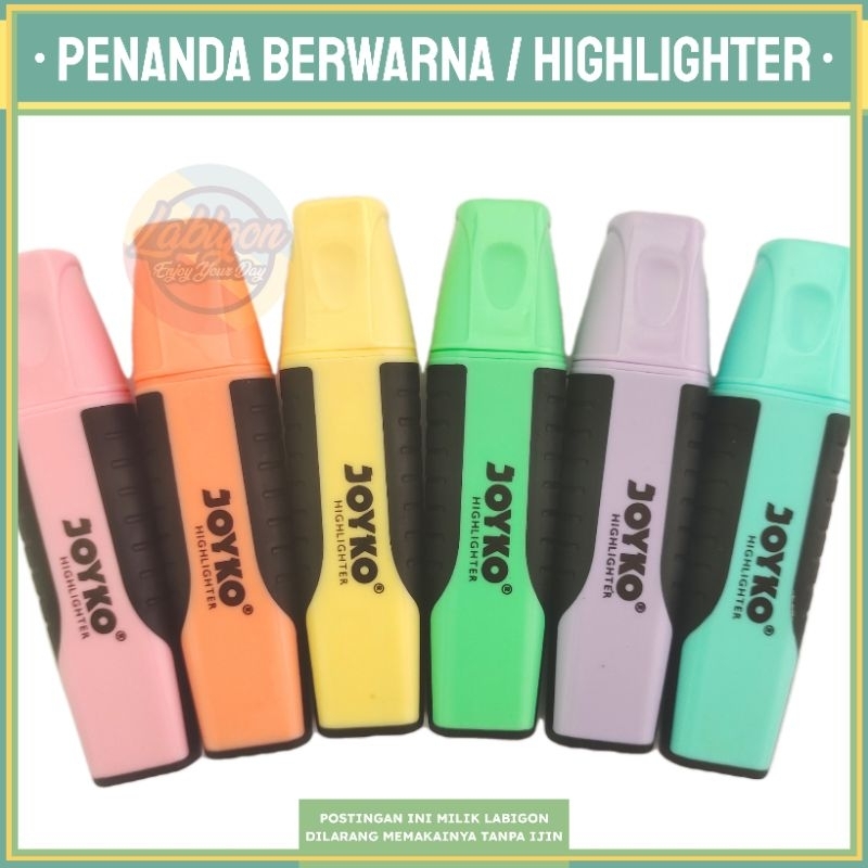 

Stabilo Penanda Berwarna Pastel Highlighter Joyko