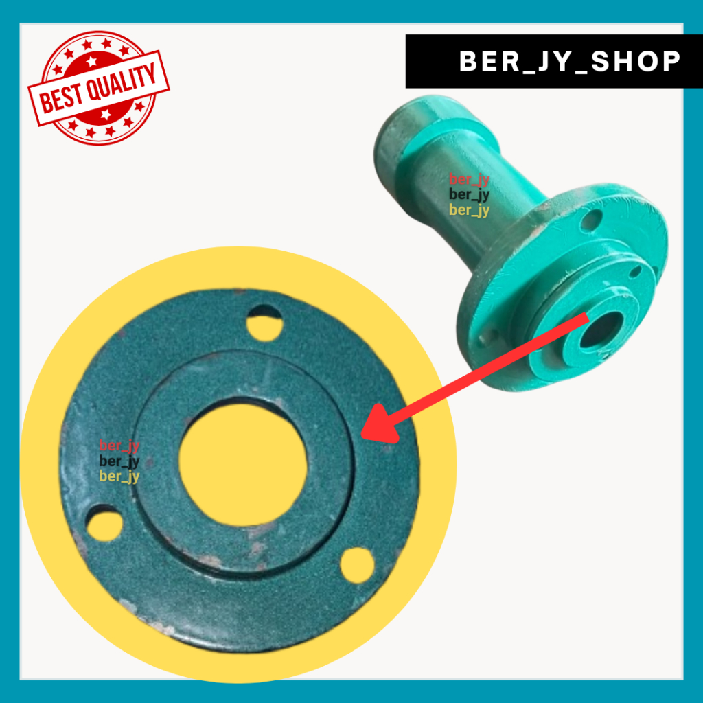 N50 N70 3L - COVER BEARING KIPAS / TUTUP LAHER AS KIPAS KECIL 3 LUBANG - MESIN POLES POLISHER PADI B