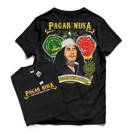 RISEHIGH_STOREKaos Baju Distro Pencak Silat Pagar Nusa Gus Maksum Jauhari