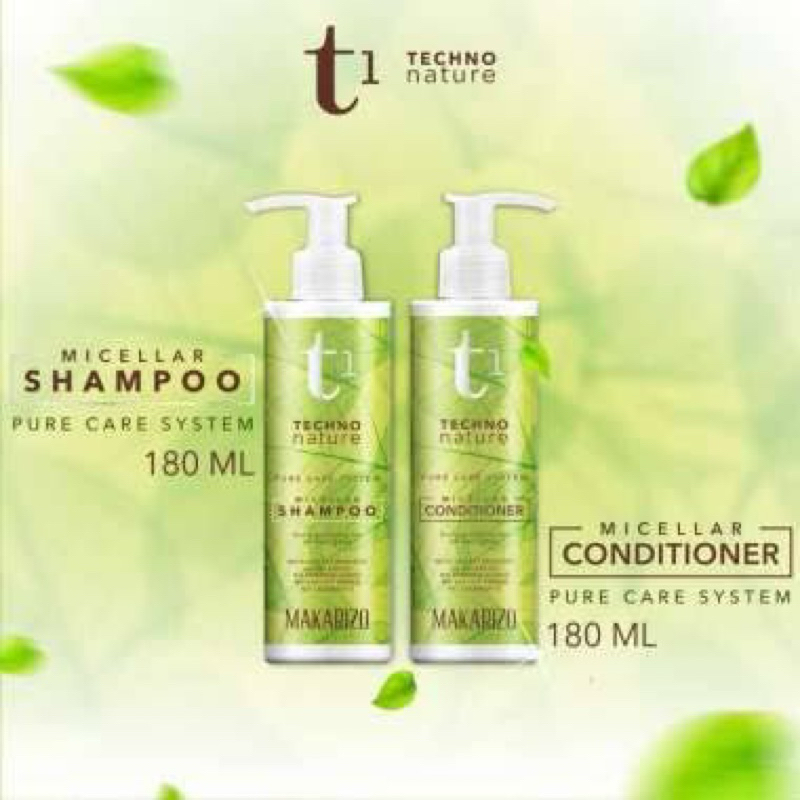 MAKARIZO T1 TECHNO NATURE MICELLAR SHAMPOO & CONDITIONER
