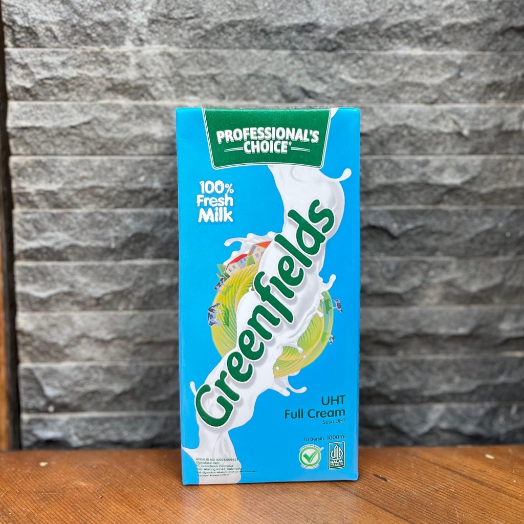 

Susu UHT GreenField Full Cream 1000ml | UHT Greenfield Food Service 1L