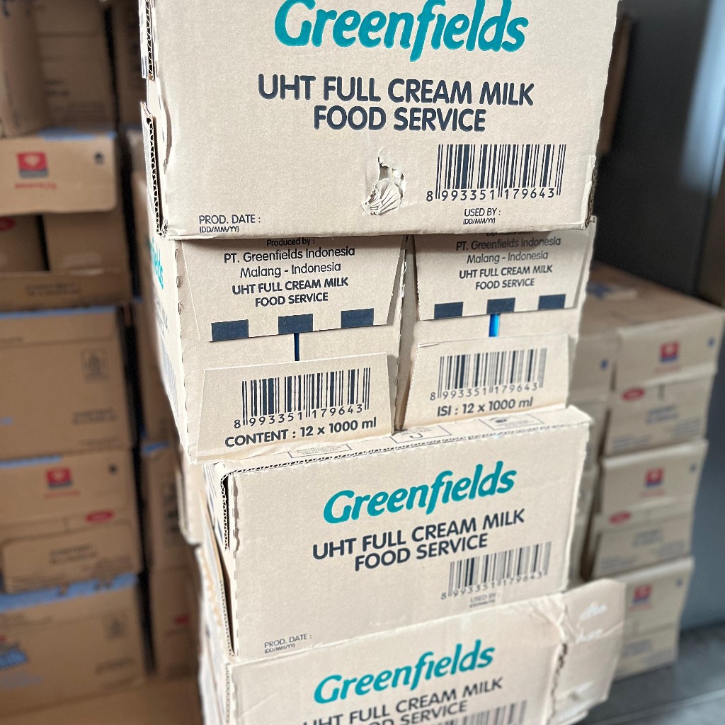 

Susu UHT GreenField Full Cream Food Service 1000ml | KARTON