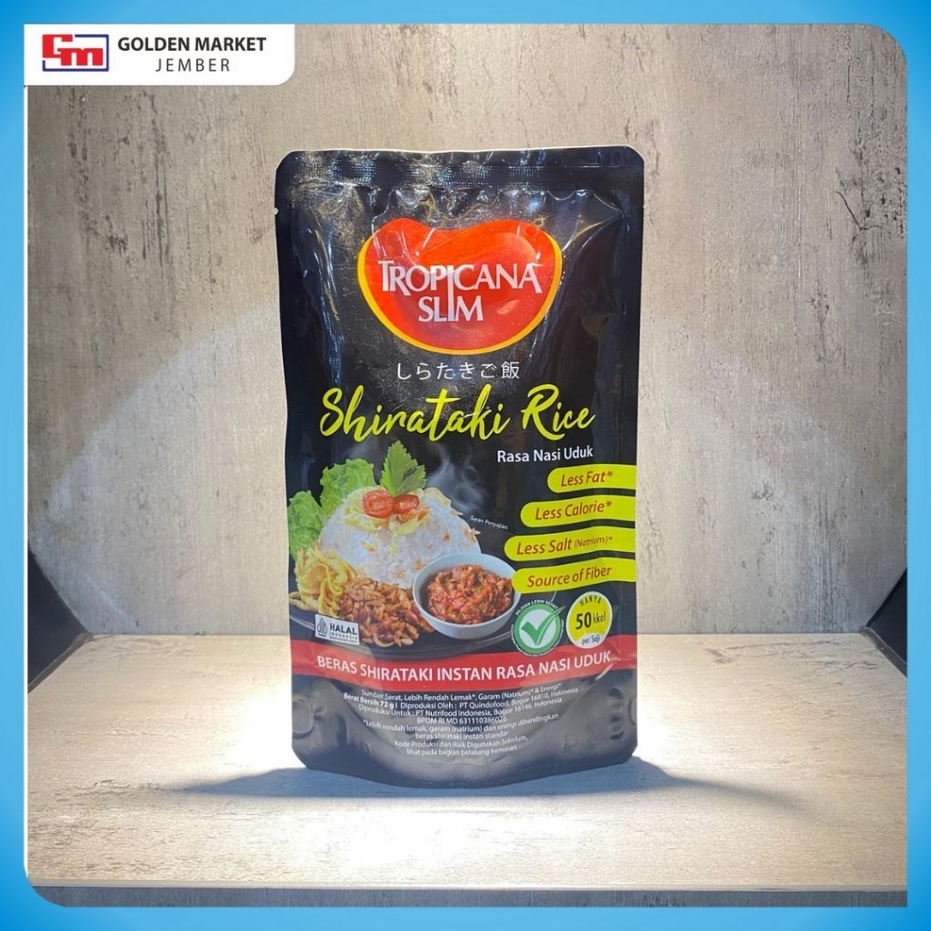 

Tropicana slim shirataki rice rasa nasi uduk