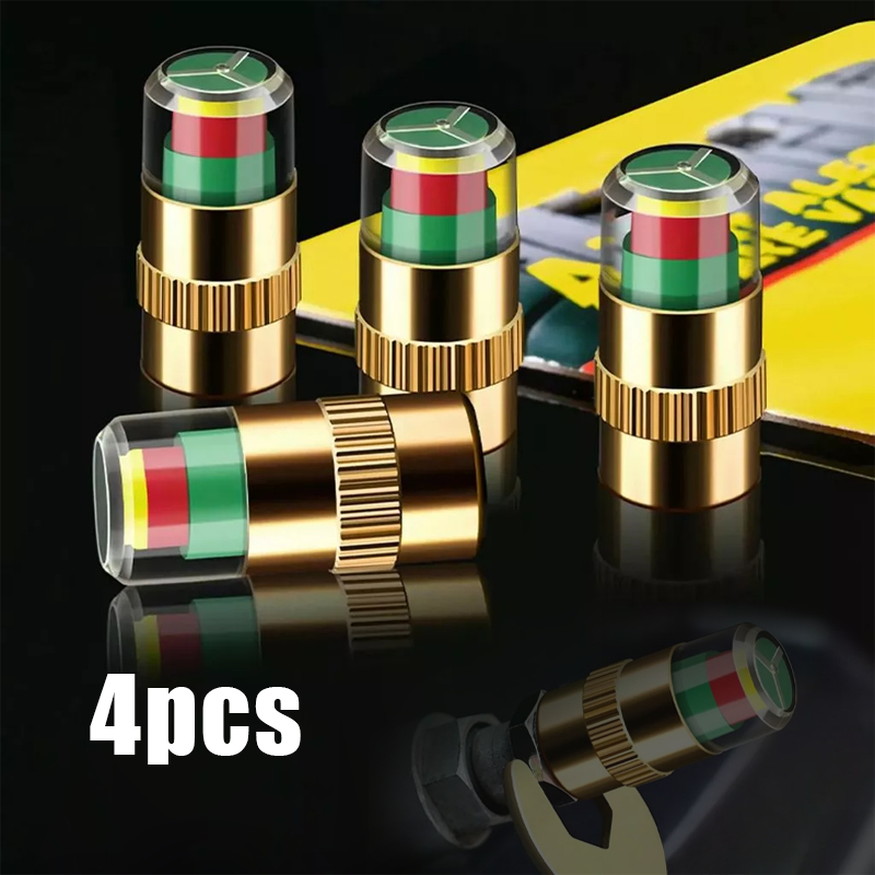 Mini_Miki_ Pentil Ban Indikator Tekanan Angin Tutup Pentil Indikator Tekanan Ban Motor Dan Mobil