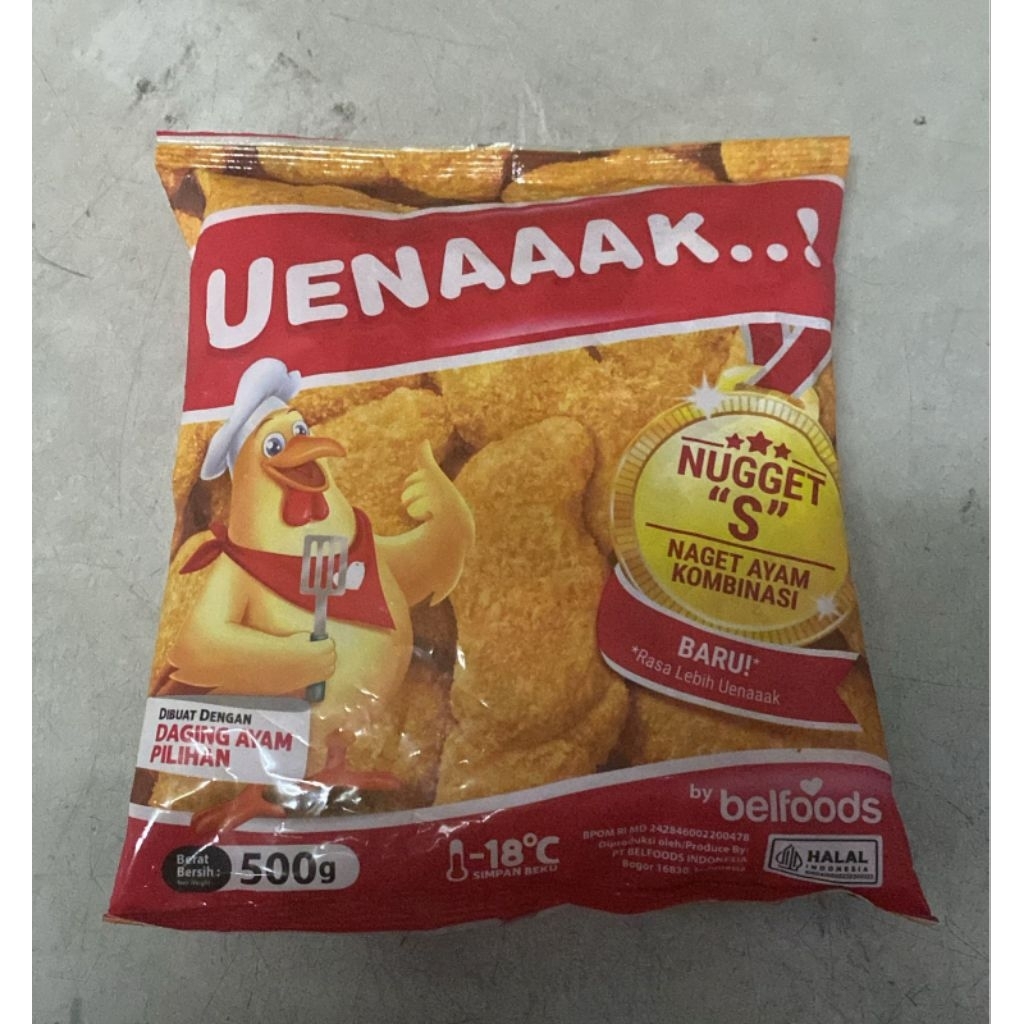 

Belfoods Uenak Naget S 500gr