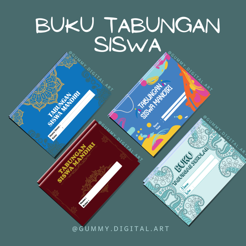 

Buku Tabungan Anak Sekolah TK, SD, ARISAN, Bisa Custom Nama