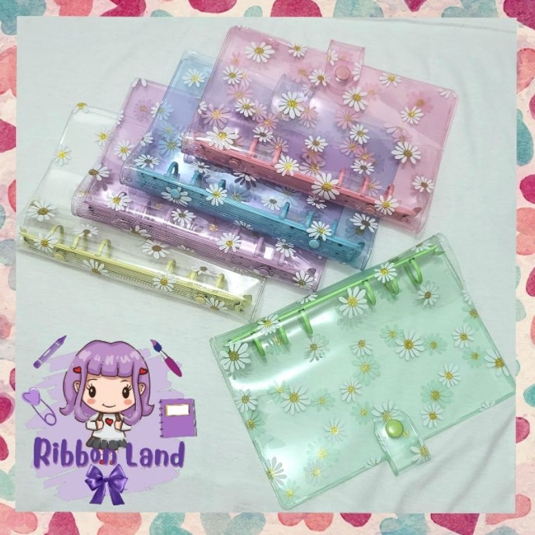 

KODE N83G A5 A6Binder Daisy Cover Ring Warna Big Print Daisy