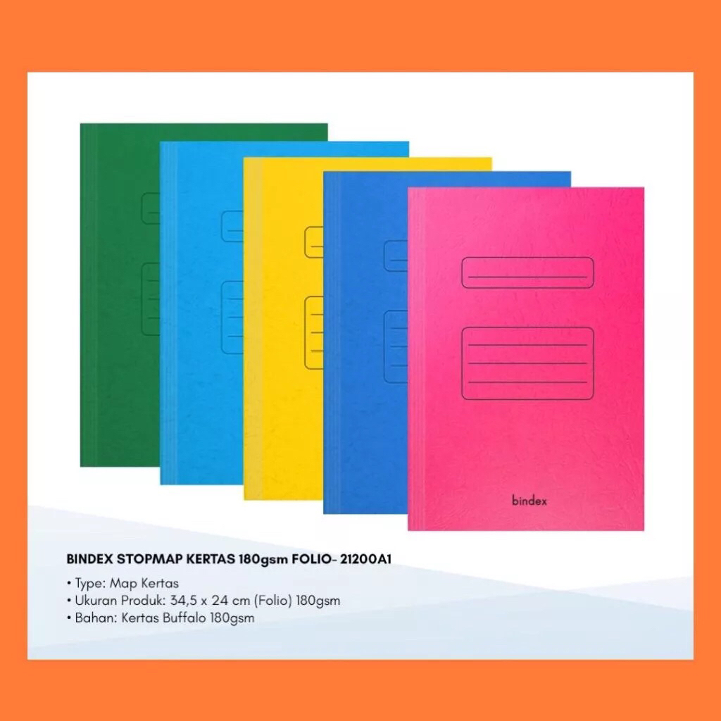 

10 Pcs Stofmap Kertas Bindex