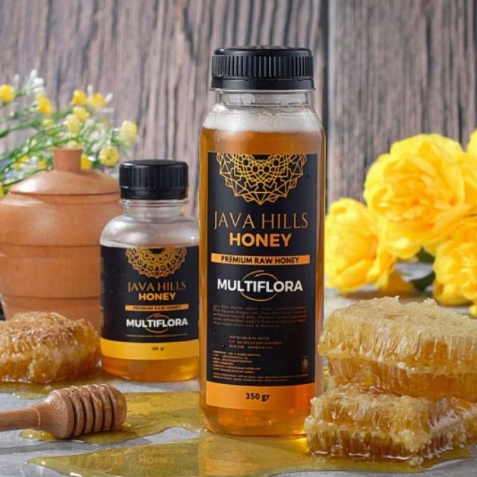 

(330 gr) Madu Multiflora Madu Asli Multikhasiat By Java Hills Honey