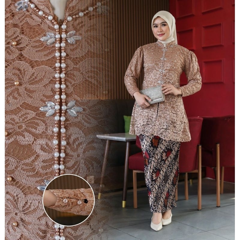 New Tunik Mariska  Payet Dada Kebaya Modern Kebaya Remaja kekinian Baju kondangan Bisa Buat Hajatan