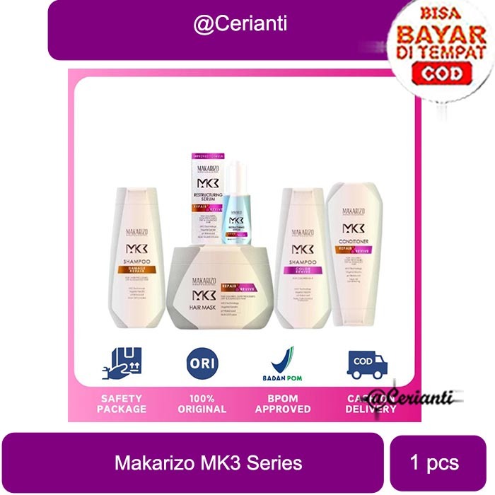 Makarizo Professional MK3 Shampoo Conditioner Serum- 250ml_Cerianti