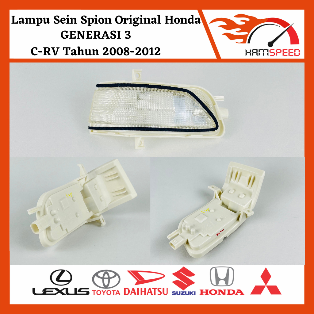 Lampu Sein Spion CRV Tahun 2008-2012 Original CRV Generasi 3