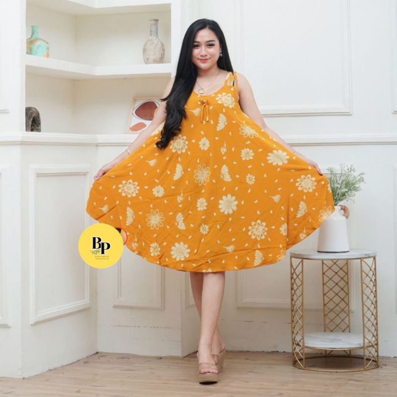 DASTER YUKENSI PAYUNG TANPA LENGAN MOTIF CINTIA BUNGA //DASTER YUKENSI //DASTER PAYUNG YUKENSI//DAST