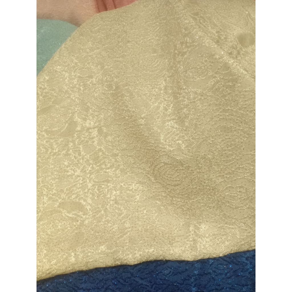 KAIN JAGUAR GLITER/KAIN-GAMIS/KAIN JAGUAR-DRES-BLOUSE-GAUN-JAGUARD-GLITER