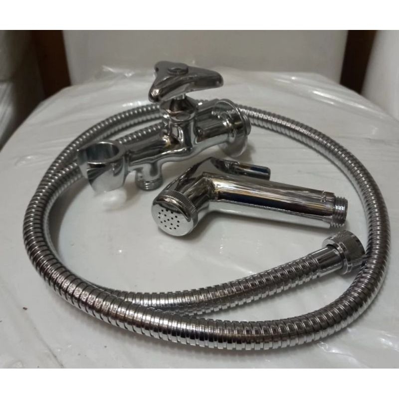 (1SET) KRAN SHOWER TOTO//KRAN CAPIT TOTO + JET SHOWER TOTO original (Bekas)