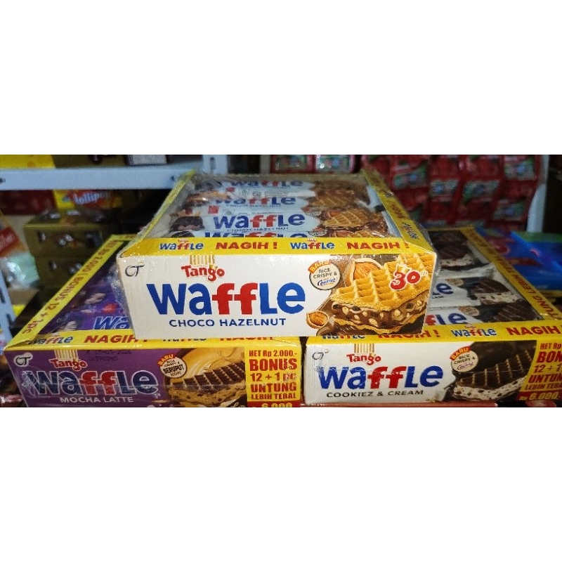 

Tango Waffle eceran 2000 | isi 12 bungkus | waffle coklat | waffle box