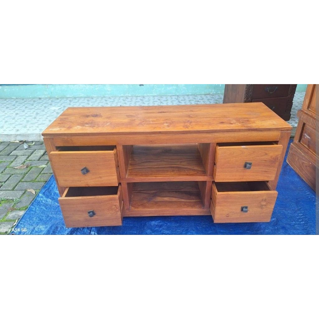 Meja tamu minimalis kayu jati meja tamu 120x60x60cm