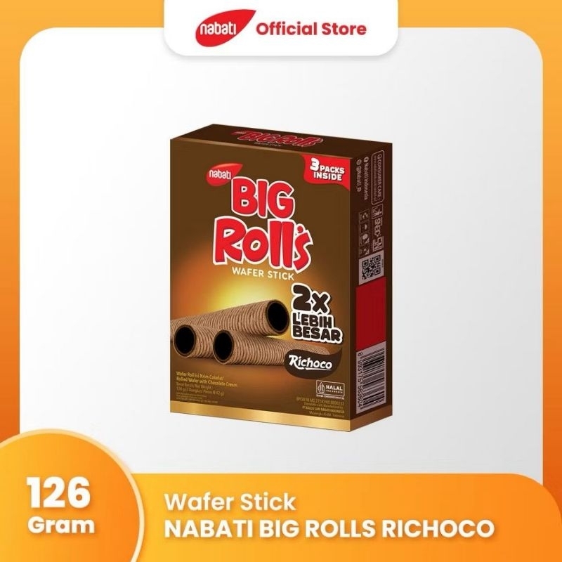 

Nabati Big Roll's Richoco 126 gram