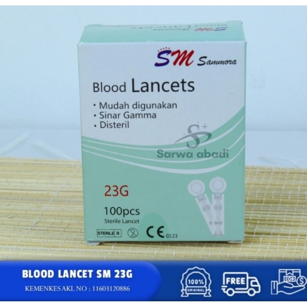 Jarum Bekam 23G Sammora 1 box isi 100pcs