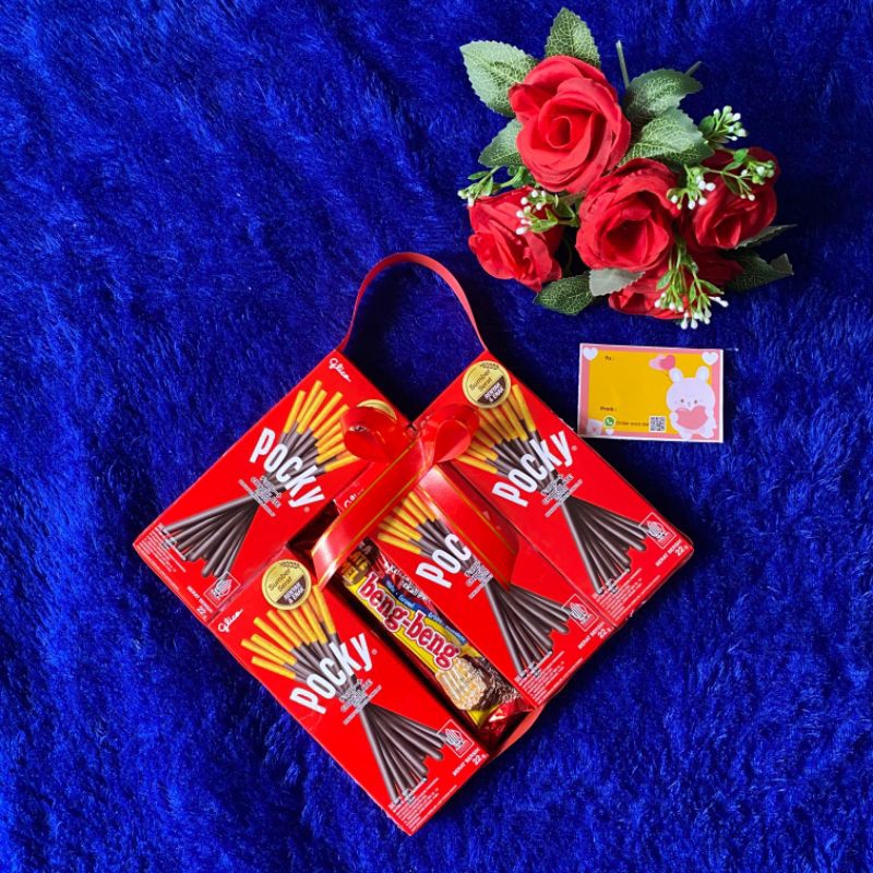 

Pocky love kado ultah anniversary hari guru free request kartu ucapan aman kirim se Indonesia