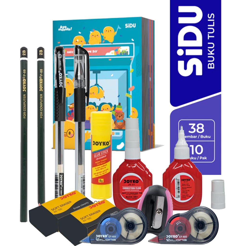 

Paket Hemat dan Lengkap - Alat tulis sekolah Termurah, Mudah dan Instans 100% ORIGINAL PRODUK