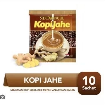 

Sidomuncul kopi jahe 1 renceng isi 10 x 28 gr