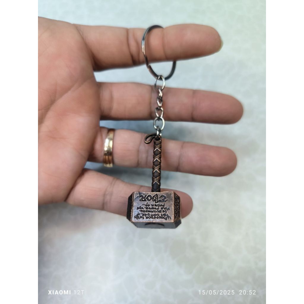 gantungan kunci palu thor mini