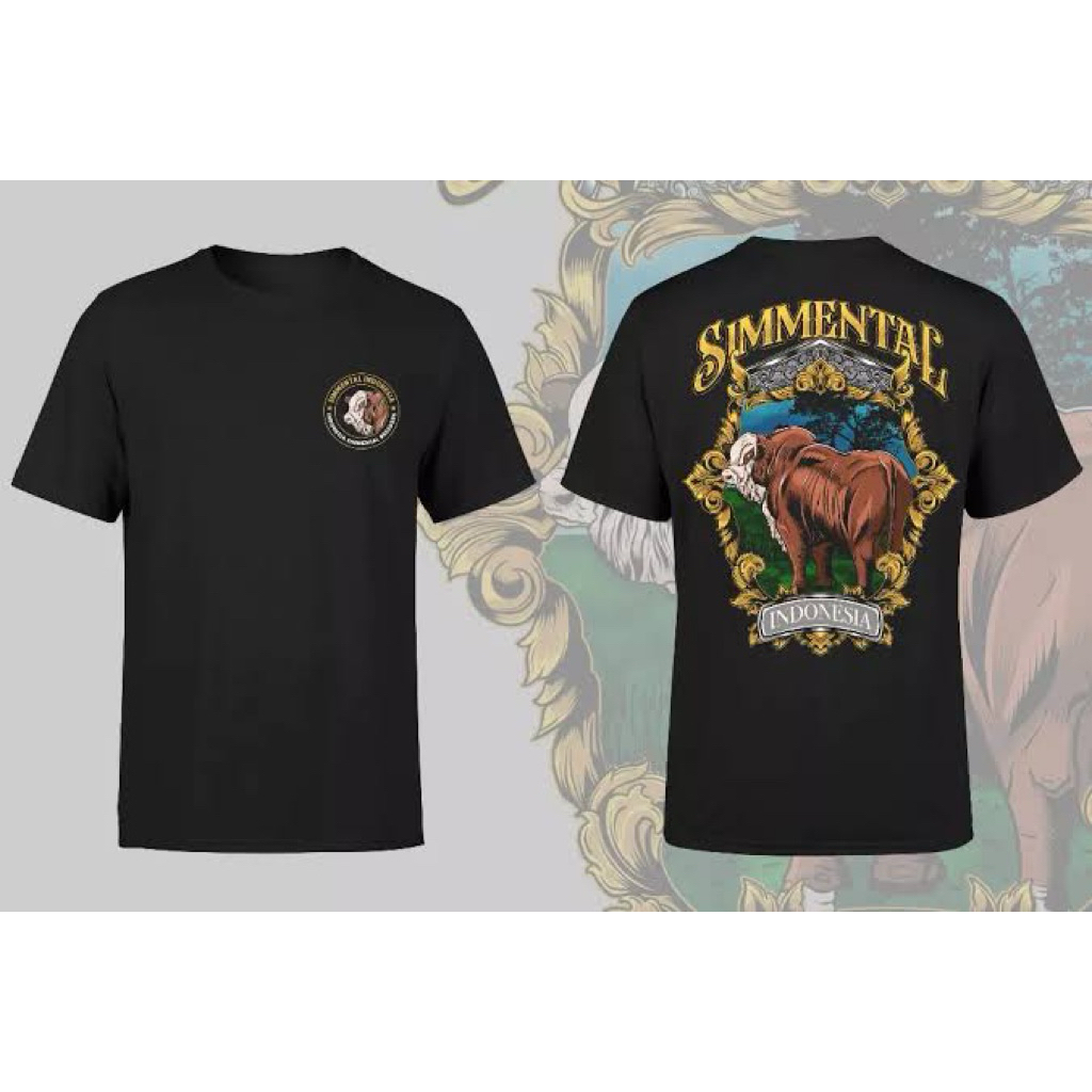 KAOS-TSHIRT PETERNAK SAPI SIMENTAL INDONESIA