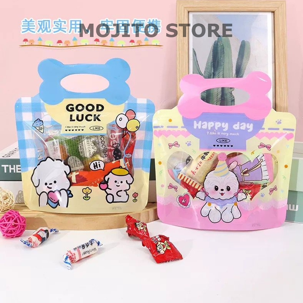 

PLASTIK ZIPPER UNIK LUCU HAMPERS POUCH STANDING HAMPERS BINGKISAN GOODY BAG GOODIE ULANG TAHUN ULTAH