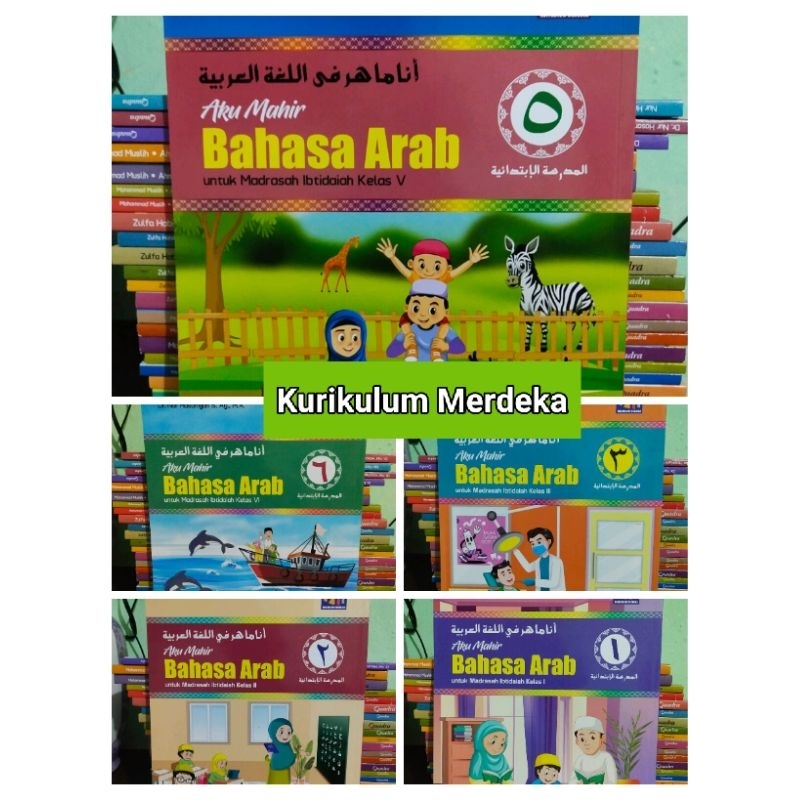 Buku Paket Bahasa Arab Mi Madrasah Ibtidaiyah Kelas 1,2,3,5,6 Kurikulum Merdeka Quadra