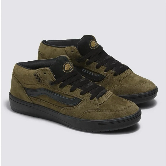 Vans x Beatrice Domond Skate Zahba Mid Shoes - Dark Olive