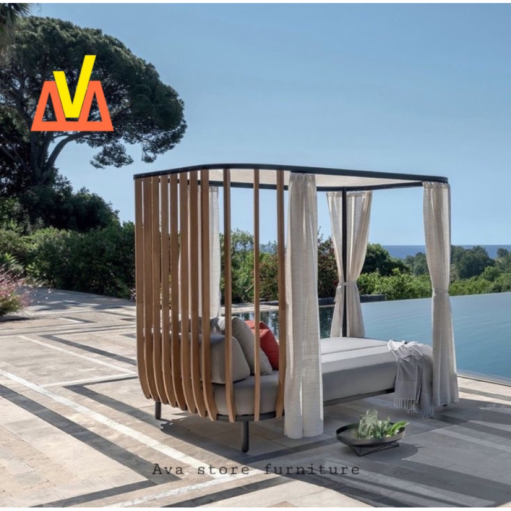 pargola gazebo outdoor jati