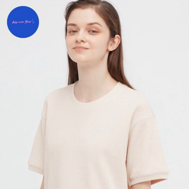 Uniqlo waffle collection short sleeves (lengan pendek)