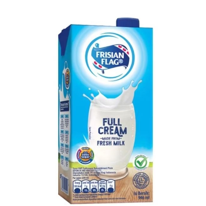 

FRISIAN FLAG Purefarm Susu UHT Full Cream 946 ml