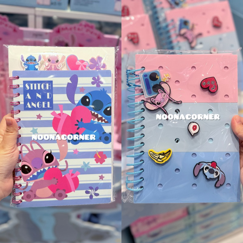 

Miniso x Disney ‼️ Holes Notebook Jibbitz / Buku Tulis A5 Lilo & Stitch Collections (80 sheets) Stitch & Angel
