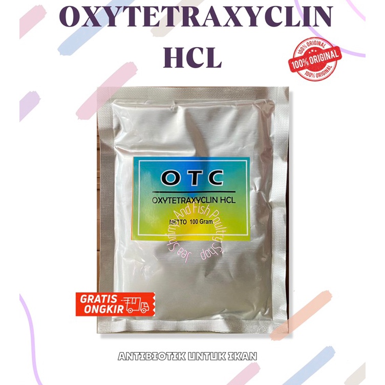 OTC 1 gram OTC BOSTER Oxytetracyclin HCL Antibiotik Ikan KODE I8M9