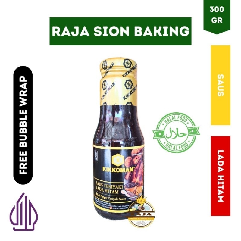 

Kikkoman Blackpepper Teriyaki Sauce 300gr HALAL