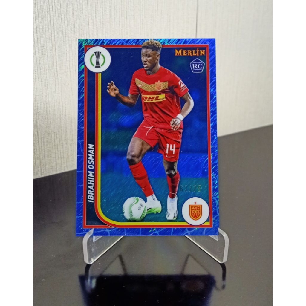 Ibrahim Osman,Limited/75,Rookie Card, Topps soccer card