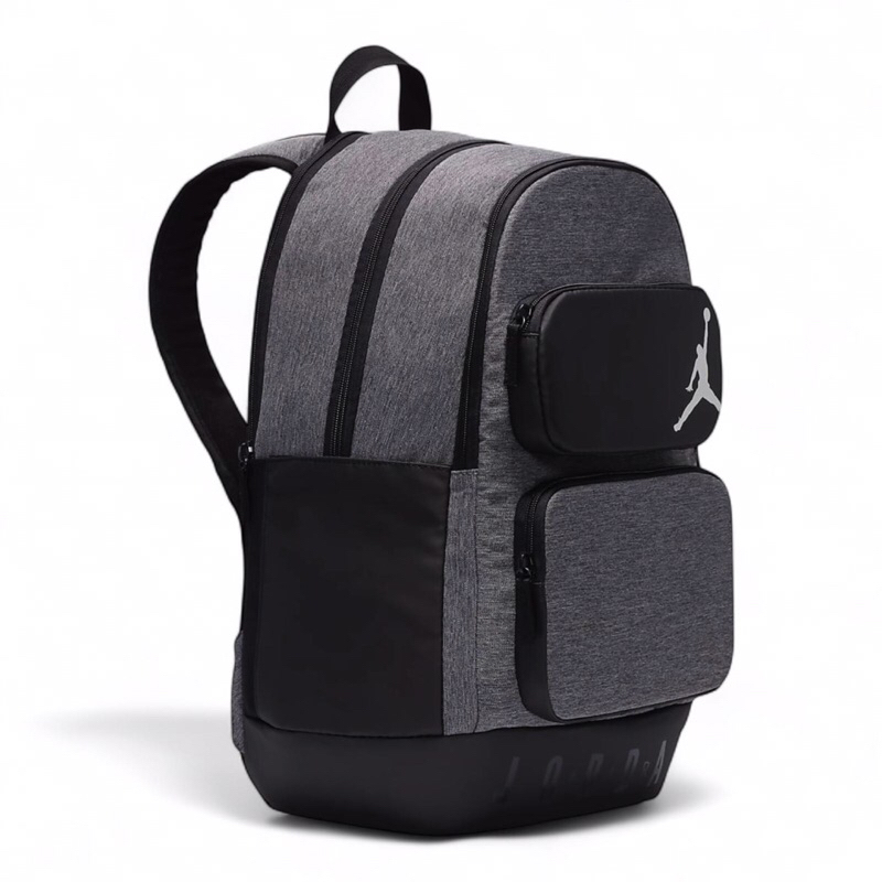 Jordan Essentials Backpack Black Grey 100%Original