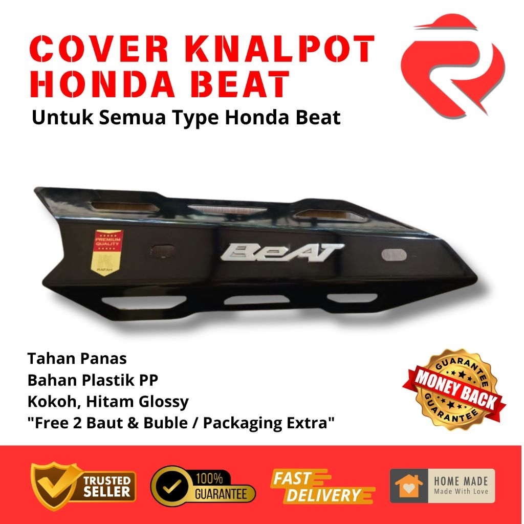 RVM COVER TUTUP KNALPOT HONDA BEAT -  KNALPOT BEAT STREET NEW 2024