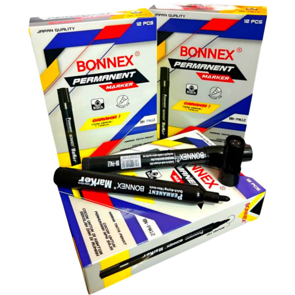 

( 12 PCS/1 PACK ) SPIDOL BESAR PERMANENT (BONNEX)
