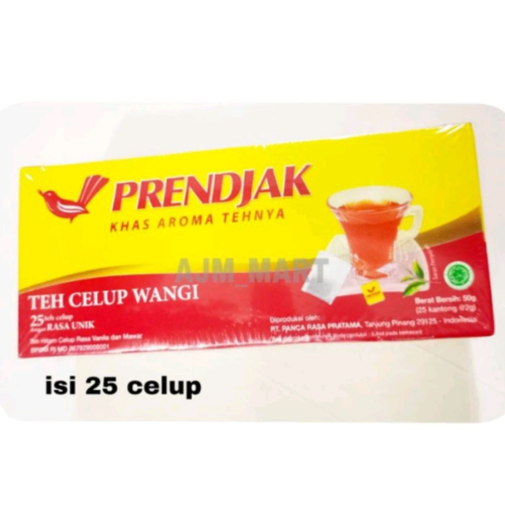 

PRENJAK TEH celup wangi isi 25teh celup